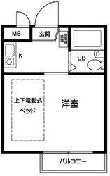 ブランシェ町屋の物件間取画像